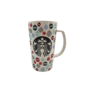Starbucks 2016 Holiday Christmas Ornaments Ceramic Coffee Mug 16oz Siren Logo